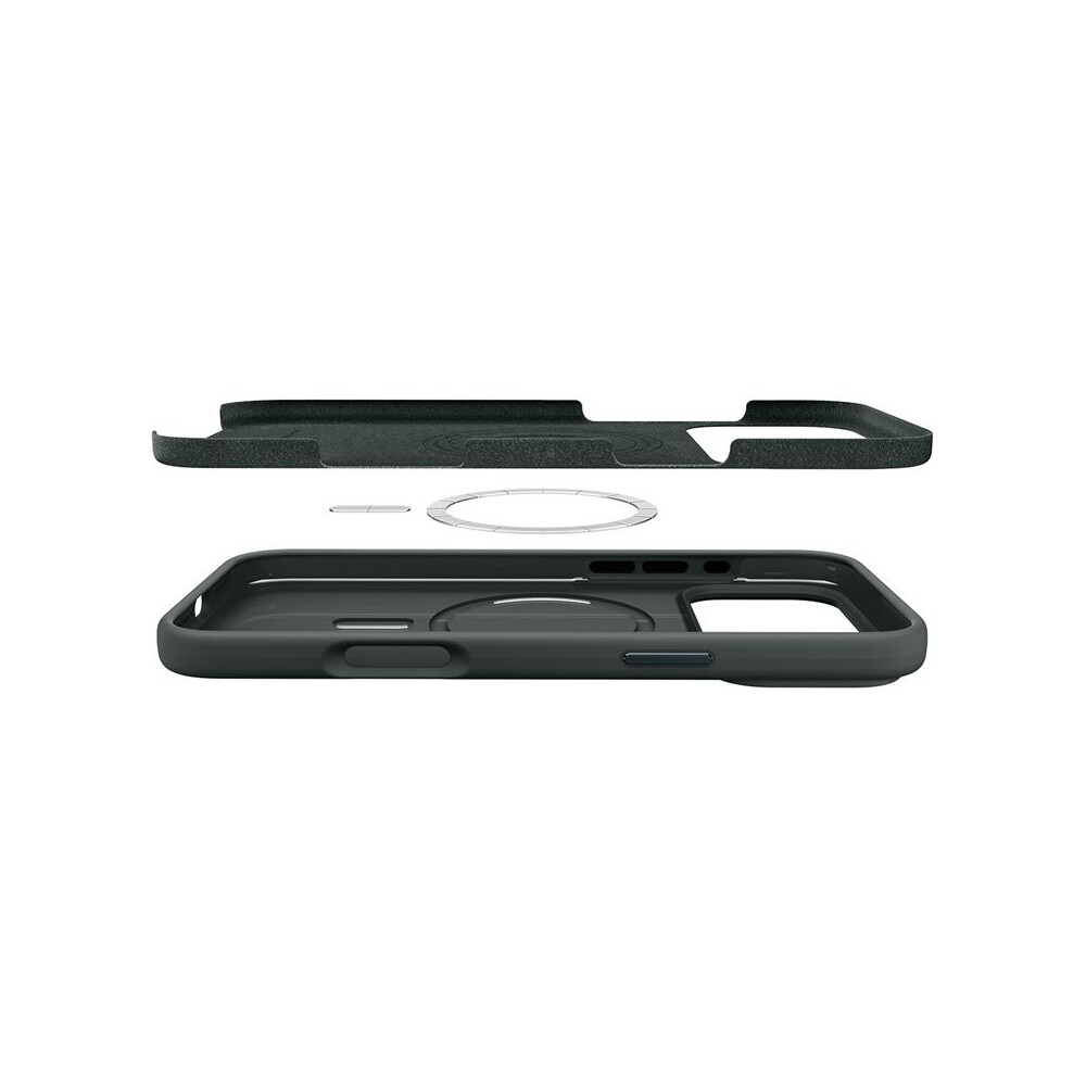Spigen-Silicone-Fit-MagSafe-kryt-iPhone-17-Pro-Max-abyss-green