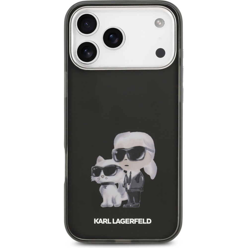 Karl-Lagerfeld-IML-Aquarelle-Karl-and-Choupette-kryt-iPhone-17-Pro-Max-cerny