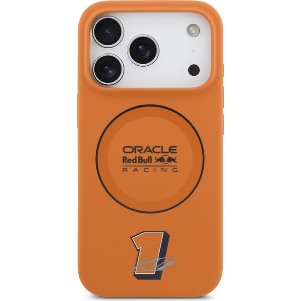 Oracle-Red-Bull-Racing-Silicone-Blue-Ring-MagSafe-kryt-iPhone-17-Pro-oranzovy