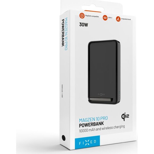 FIXED-MagZen-10-Pro-Qi2-MagSafe-powerbanka-10000mAh-15W-cerna