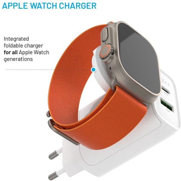 FIXED-Power-Socket-GaN-nabijecka-USB-A-USB-C-a-nabijeckou-pro-Apple-Watch-bila