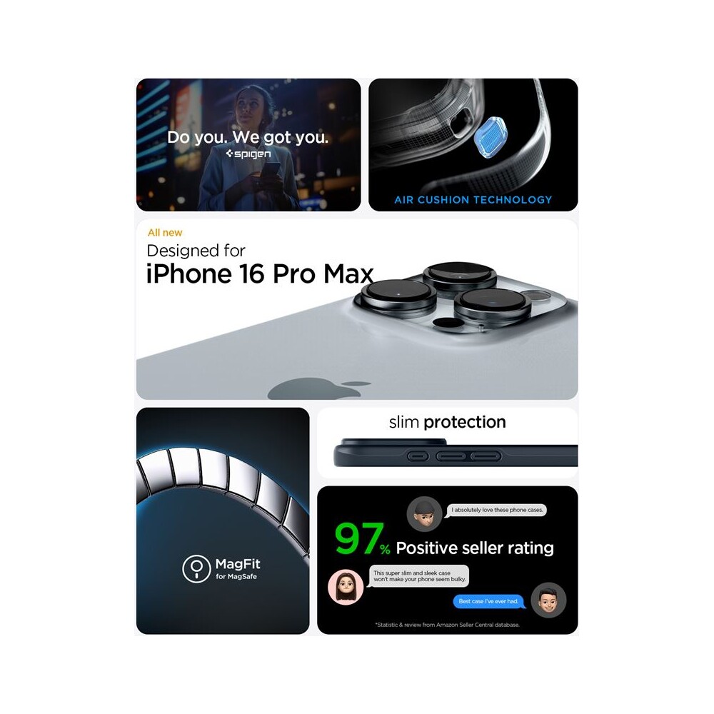 Spigen-Thin-Fit-MagSafe-kryt-iPhone-16-Pro-Max-metal-slate