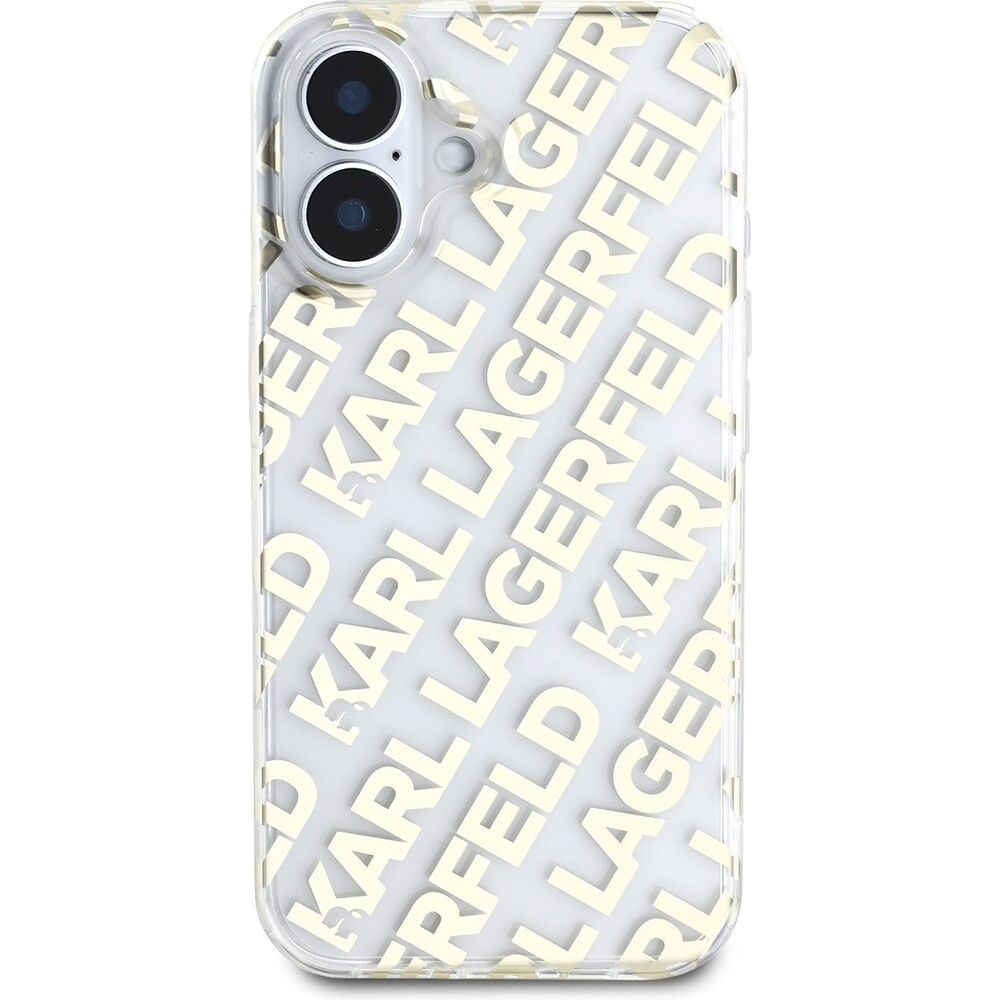 Karl-Lagerfeld-IML-Electroplated-Repeated-Logo-kryt-pro-iPhone-16-zlaty