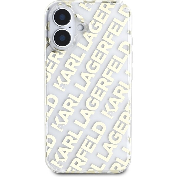 Karl-Lagerfeld-IML-Electroplated-Repeated-Logo-kryt-pro-iPhone-16-zlaty