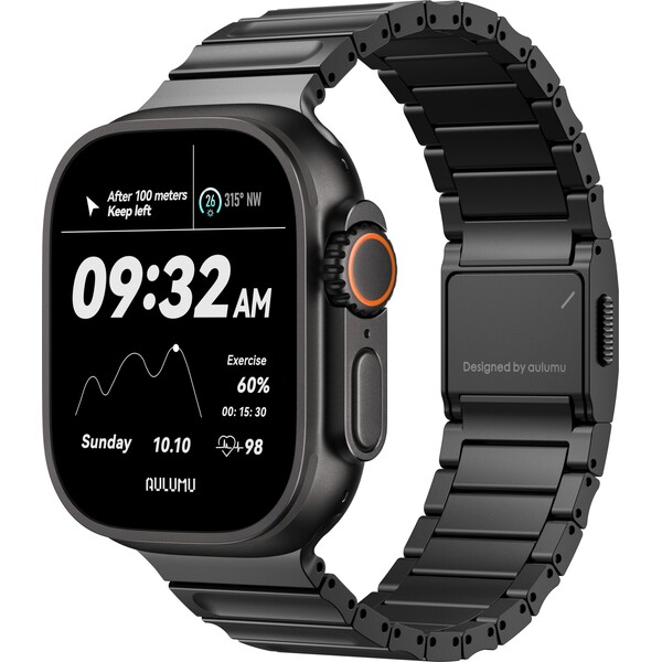 Aulumu-C01-Hi-Per-Titanium-Alloy-reminek-Apple-Watch-Ultra-Black