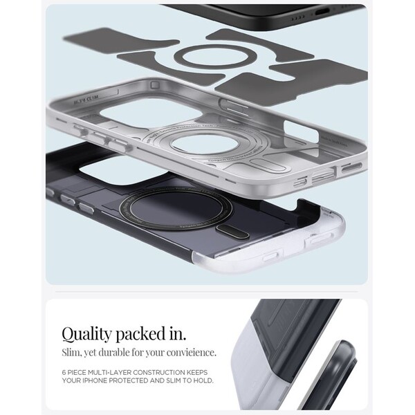 Spigen-Classic-C1-MagSafe-kryt-iPhone-16-Pro-graphite