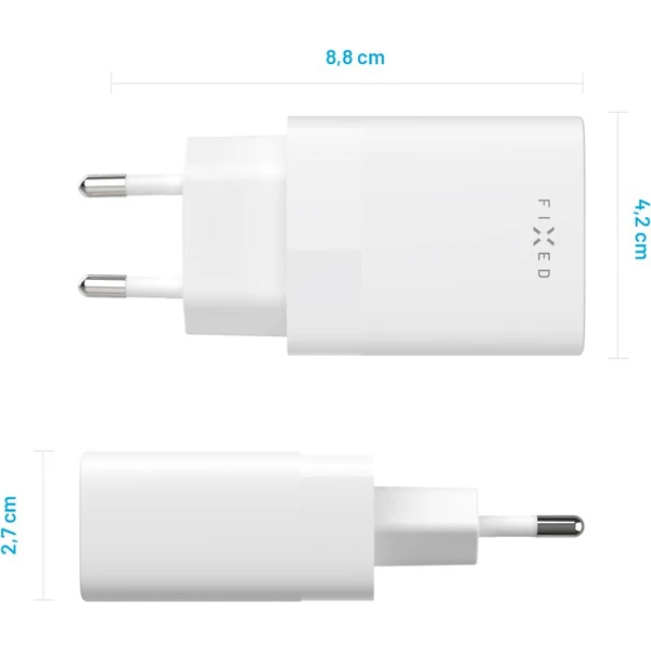 FIXED-USB-C-PD-sitova-nabijecka-30W-bila