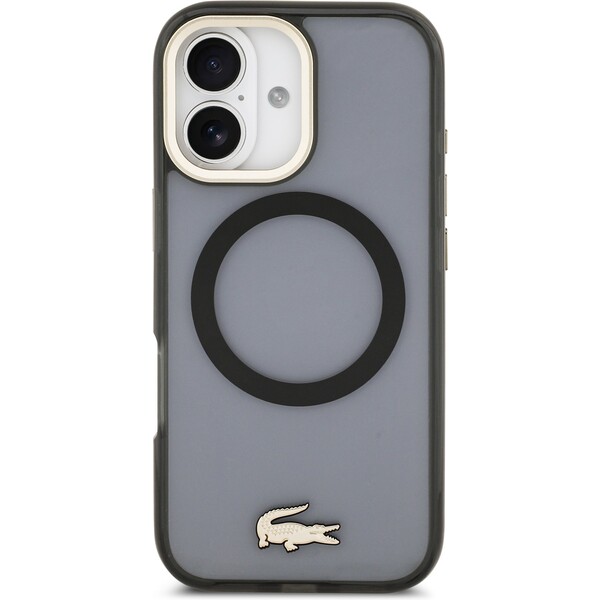 Lacoste-PC-TPU-Frosted-Finish-Gold-Logo-MagSafe-kryt-iPhone-17-cerny