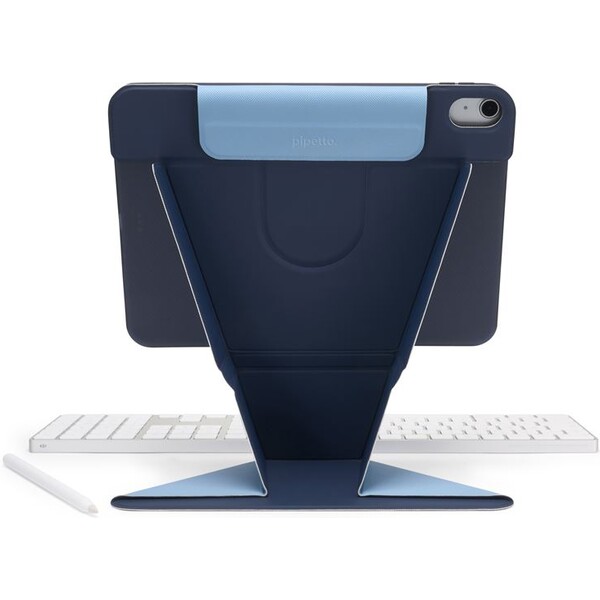 Pipetto-Origami-No6-Stand-pouzdro-iPad-Air-13-2026-2025-2024-tmave-modre