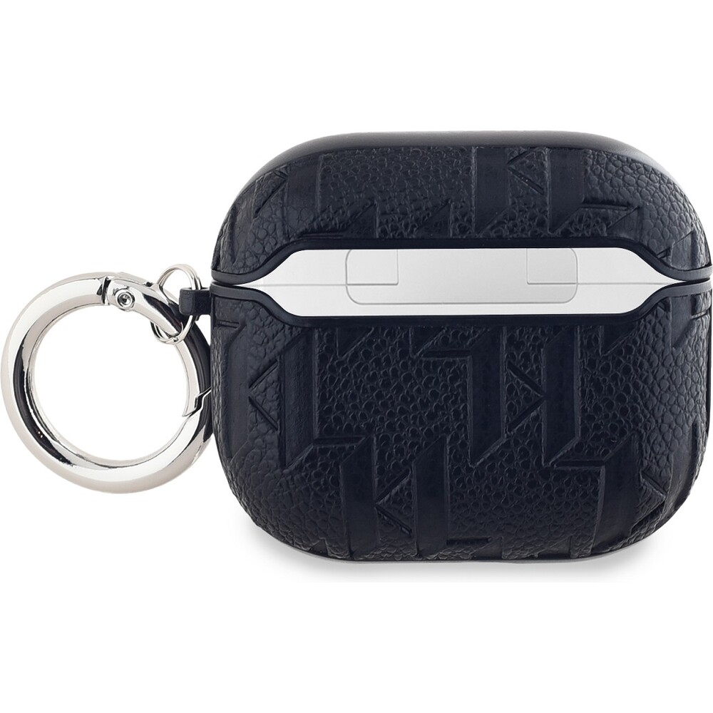 Karl-Lagerfeld-PU-Embossed-Karl-Head-pouzdro-AirPods-3-cerne