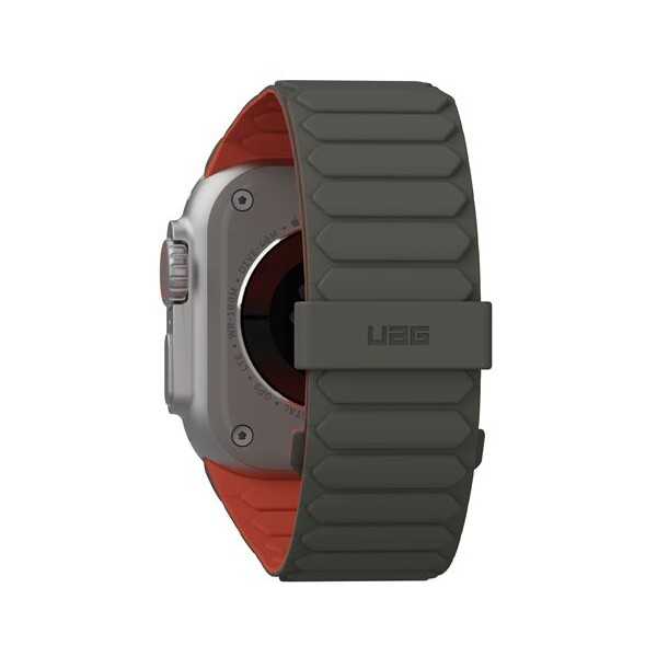 UAG-Pathfinder-reminek-Apple-Watch-49-46-45-44-42mm-olivovy-oranzovy