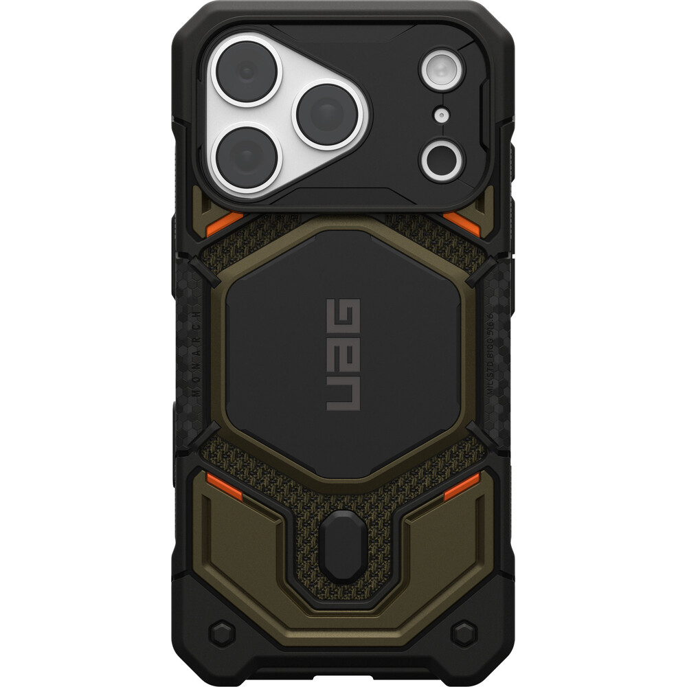 UAG-Monarch-Pro-MagSafe-Kevlar-kryt-iPhone-18-Pro-17-Pro-zeleny