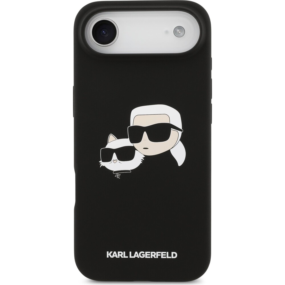Karl-Lagerfeld-Liquid-Silicone-Double-Heads-MagSafe-kryt-iPhone-Air-cerny