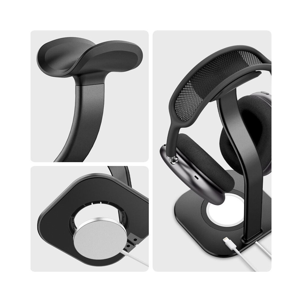 Spigen-Nanotac-AirPods-Max-Stand-MagFit-hlinikovy-stojanek-cerny