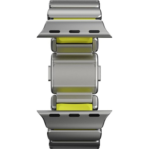 Nomad-Stratos-Band-FKM-reminek-Apple-Watch-45-46-49mm-Natural-Titanium-Volt