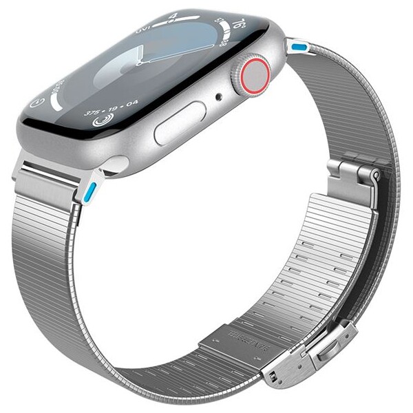Spigen-Sleek-Link-reminek-Apple-Watch-42-41-40-38mm-stribrny