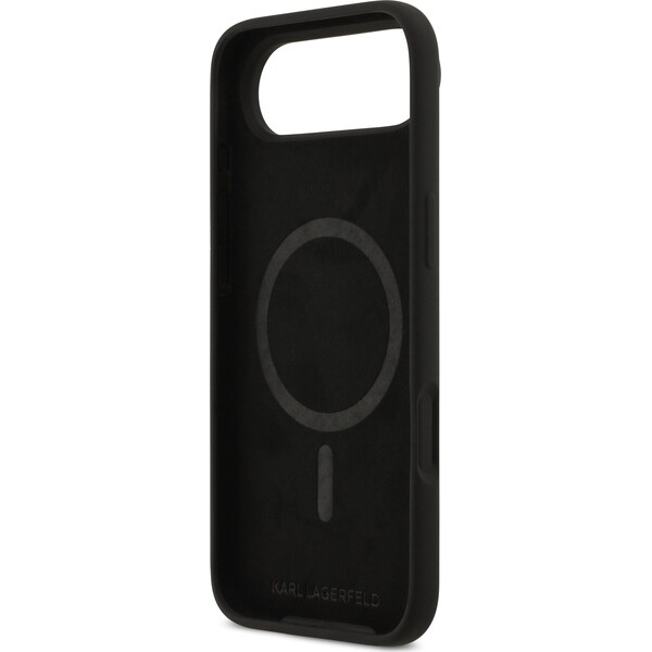 Karl-Lagerfeld-Liquid-Silicone-Karl-and-Choupette-MagSafe-kryt-iPhone-Air-cerny