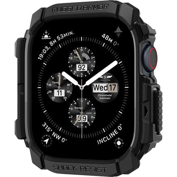 Spigen-Rugged-Armor-kryt-pro-Apple-Watch-10-11-42mm-matne-cerny