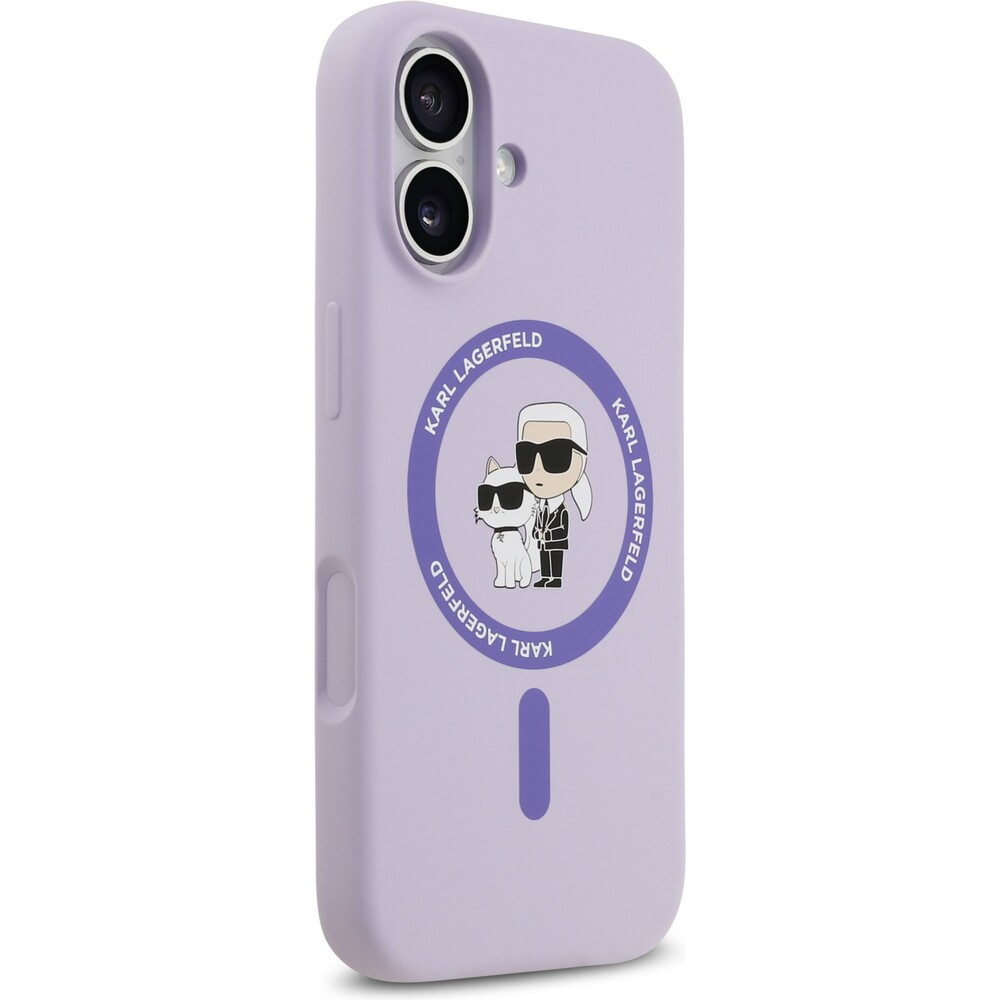 Karl-Lagerfeld-Liquid-Silicone-Karl-and-Choupette-MagSafe-kryt-iPhone-17-fialovy