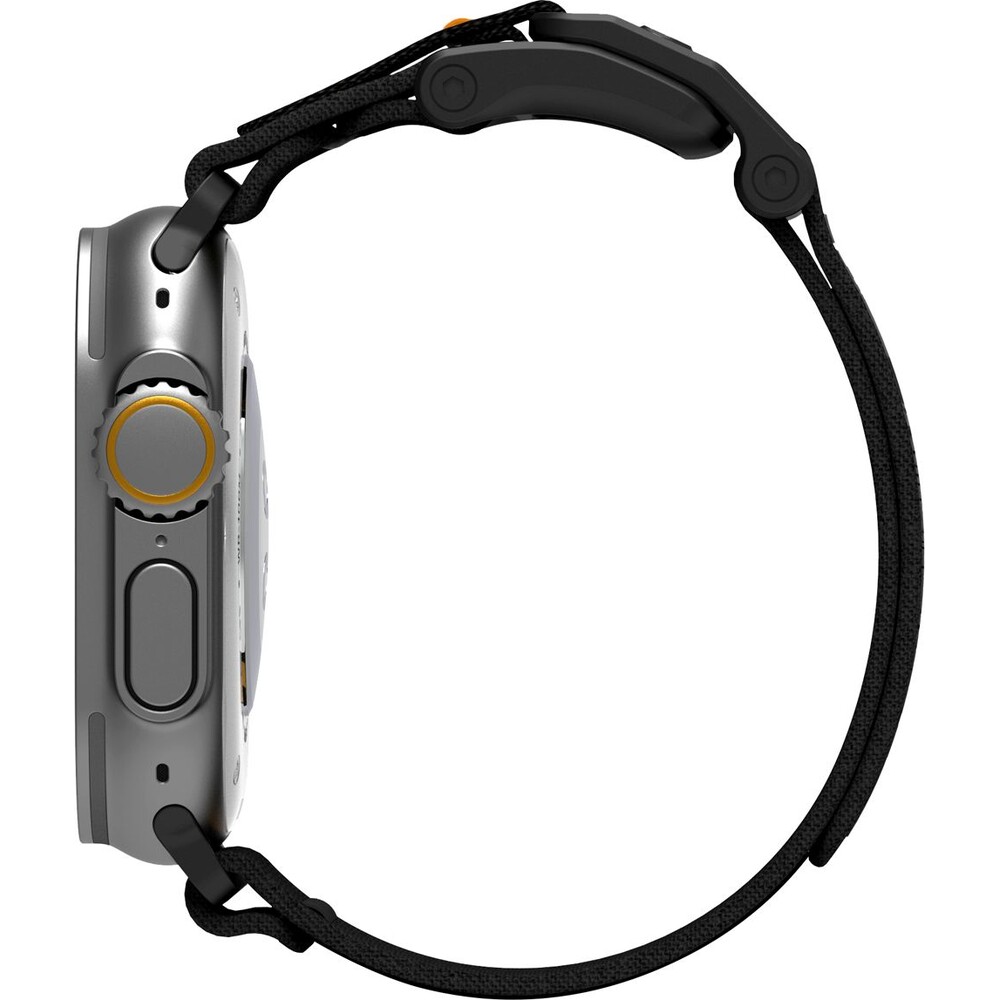 Aulumu-A11-Mag-Buckle-Slim-reminek-Apple-Watch-49-46-45-44-42mm-Black-Buckle-Black-Strap