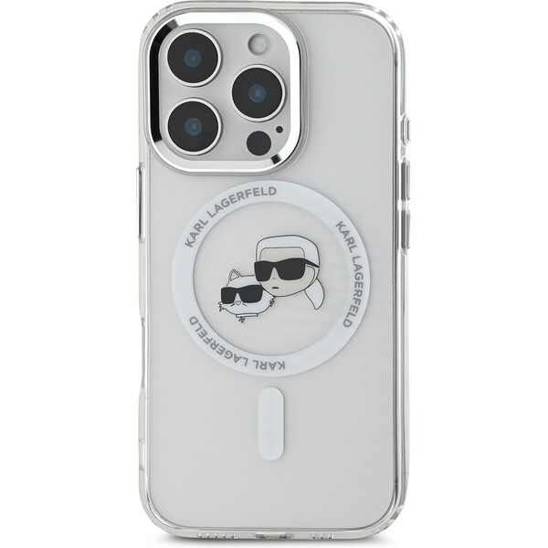Karl-Lagerfeld-IML-K-CH-Heads-Metal-Frame-MagSafe-kryt-pro-iPhone-16-Pro-Max-ciry