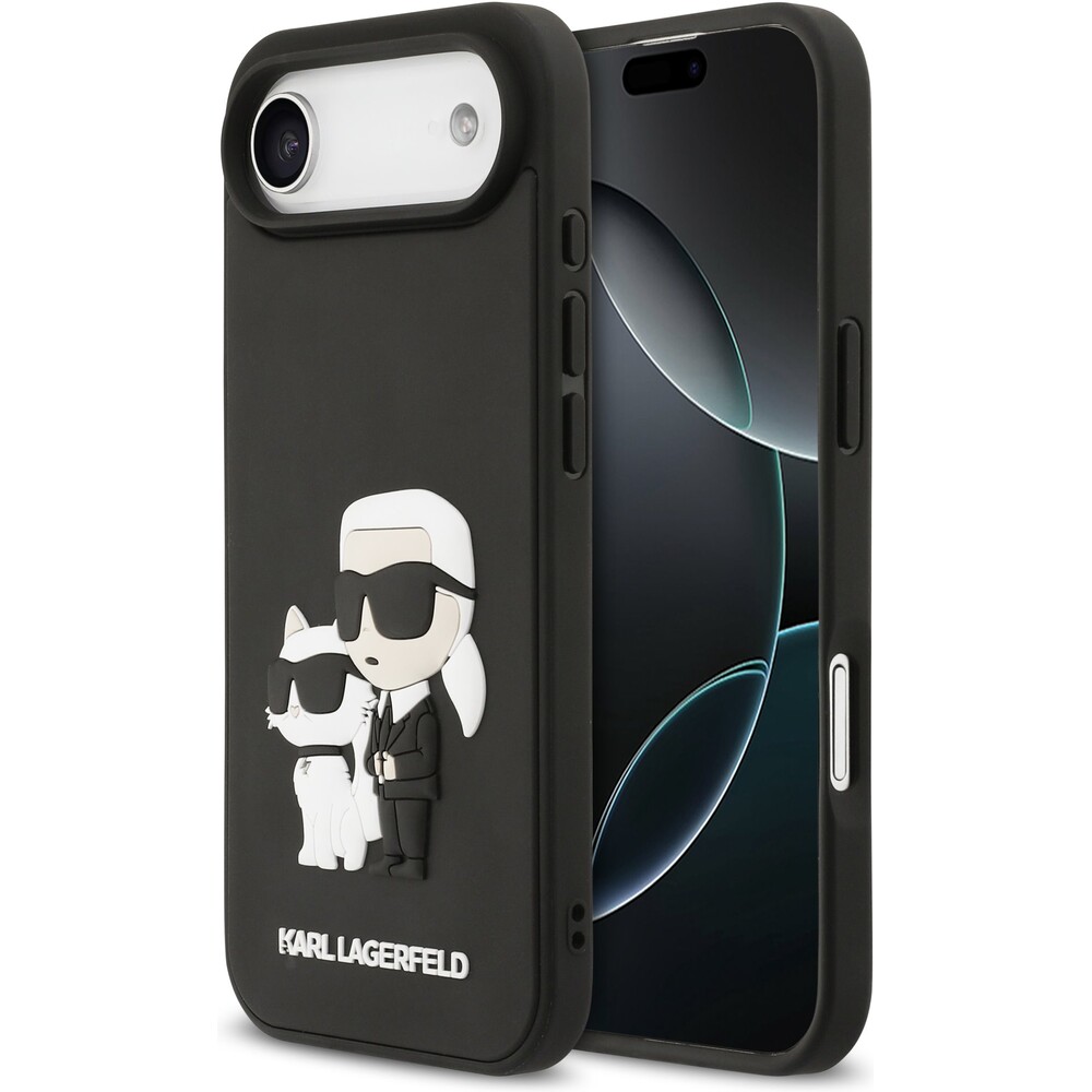 Karl-Lagerfeld-3D-Rubber-Karl-and-Choupette-kryt-iPhone-Air-cerny