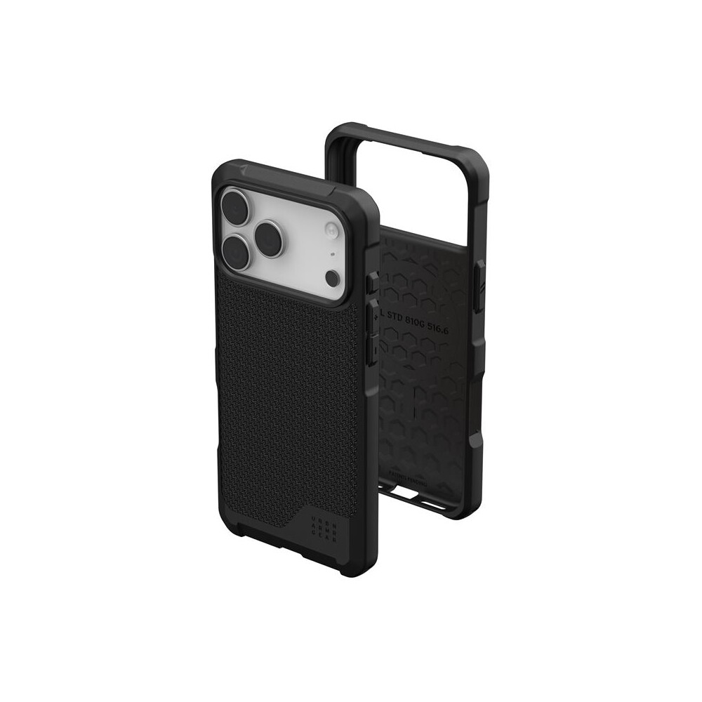 UAG-Metropolis-LT-Magsafe-Kevlar-kryt-iPhone-17-Pro-Max-cerny