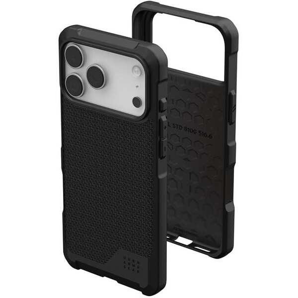 UAG-Metropolis-LT-Magsafe-Kevlar-kryt-iPhone-17-Pro-Max-cerny