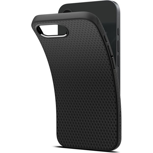 Spigen-Liquid-Air-kryt-iPhone-17e-16e-matne-cerny