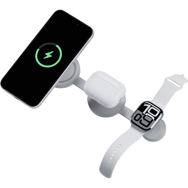Energea-Bazic-GoMag-Trio-2-3v1-Foldable-MagSafe-nabijecka-15W-svetle-seda