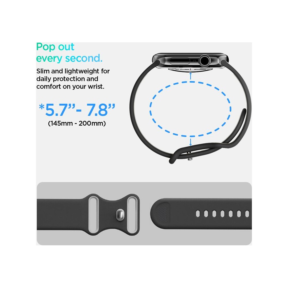 Spigen-Nano-Pop-Band-reminek-Apple-Watch-49-46-45-44mm-cerny-sedy