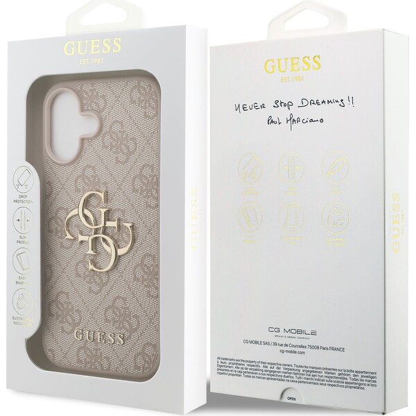 Guess-PU-4G-Metal-Logo-kryt-iPhone-17-ruzovy
