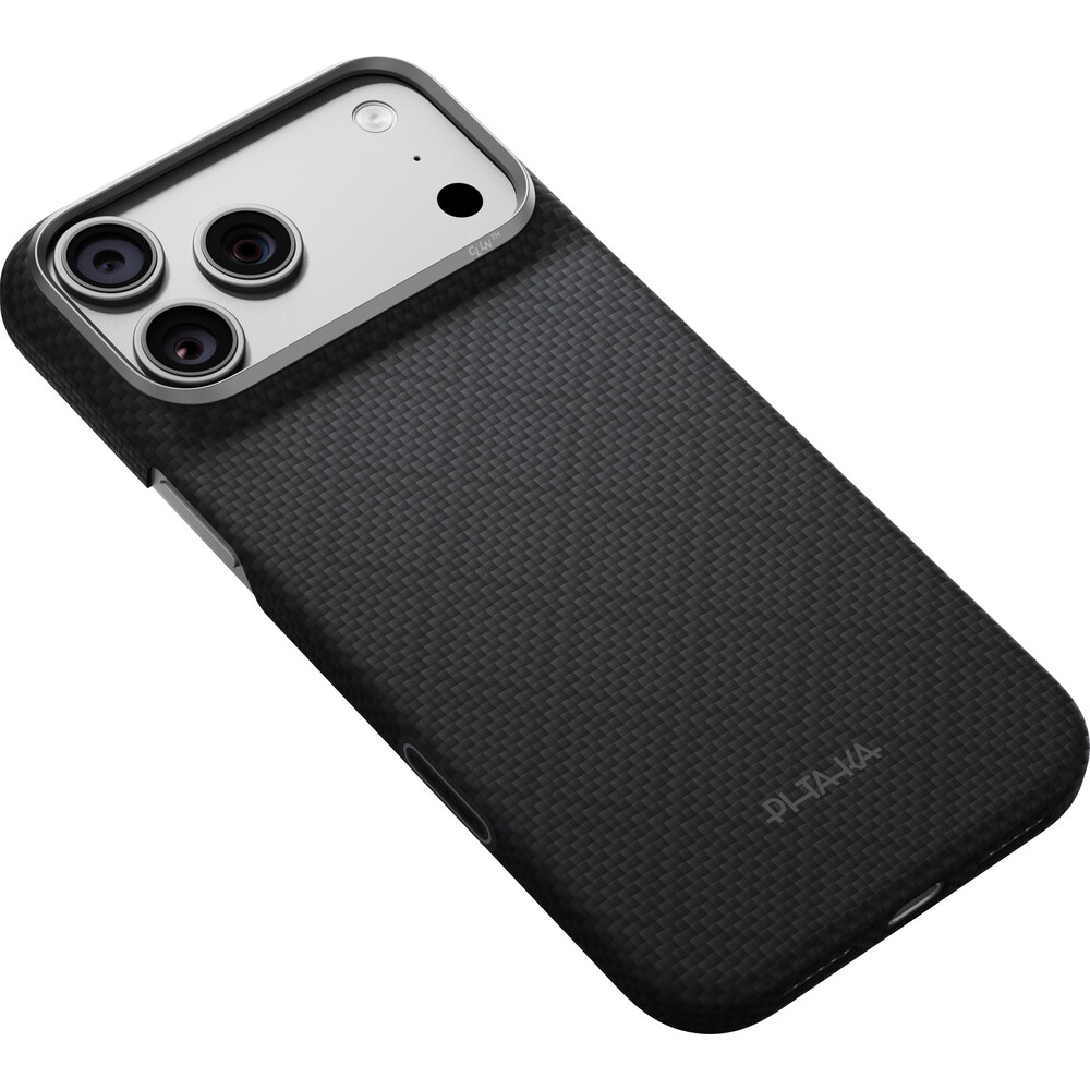 Pitaka-Edge-Case-Argyle-MagSafe-kryt-iPhone-18-Pro-Max-Lava-Black
