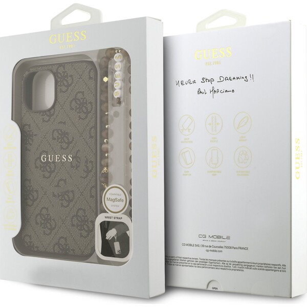 Guess-PU-Leather-4G-Colored-Ring-Strap-MagSafe-kryt-iPhone-15-hnedy