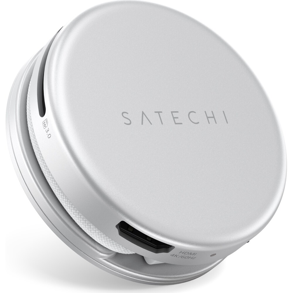 Satechi-OntheGo-5-in-1-Multiport-Adapter-MacBook-Neo-stribrny