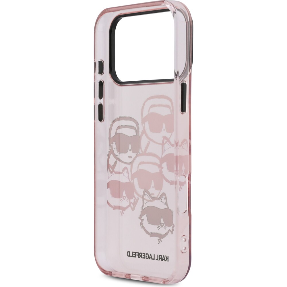 Karl-Lagerfeld-IML-Multi-K-CH-Heads-Zadni-Kryt-pro-iPhone-17-Pro-Max-ruzovy