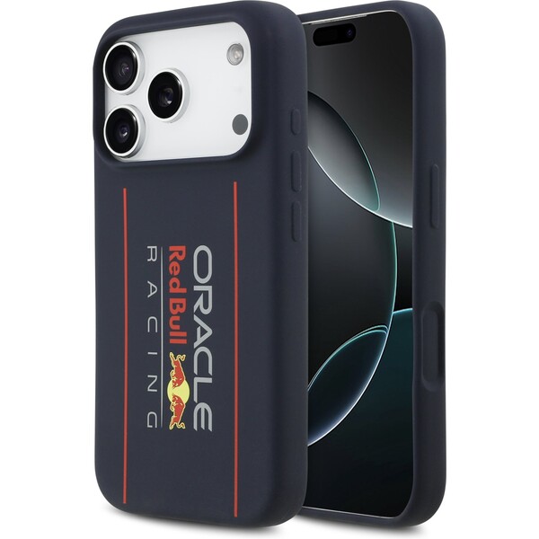 Oracle-Red-Bull-Silicone-Vertical-Logo-MagSafe-kryt-iPhone-17-Pro-modry