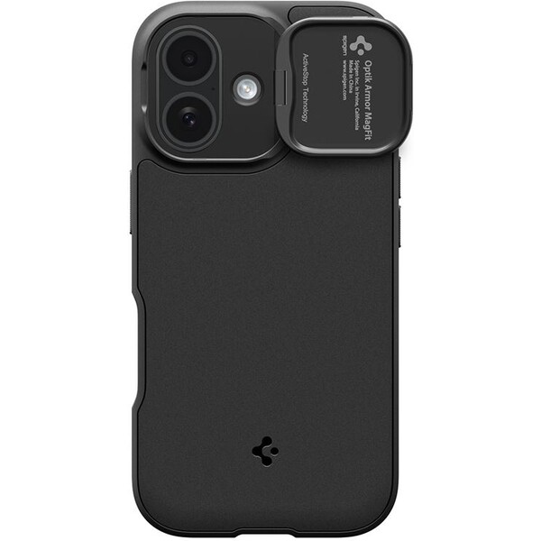 Spigen-Optik-Armor-MagSafe-kryt-iPhone-17-black