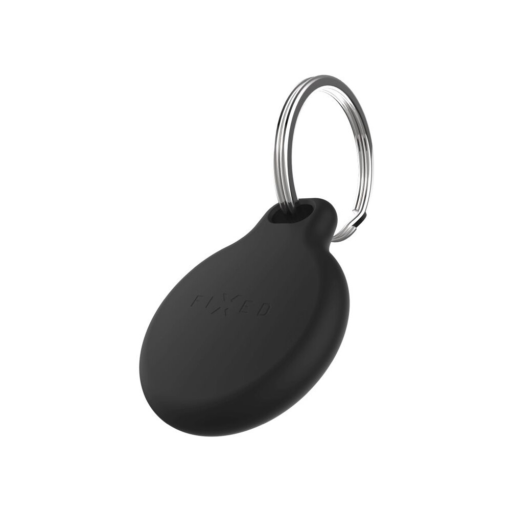 FIXED-Silky-silikonove-pouzdro-Apple-AirTag-cerne