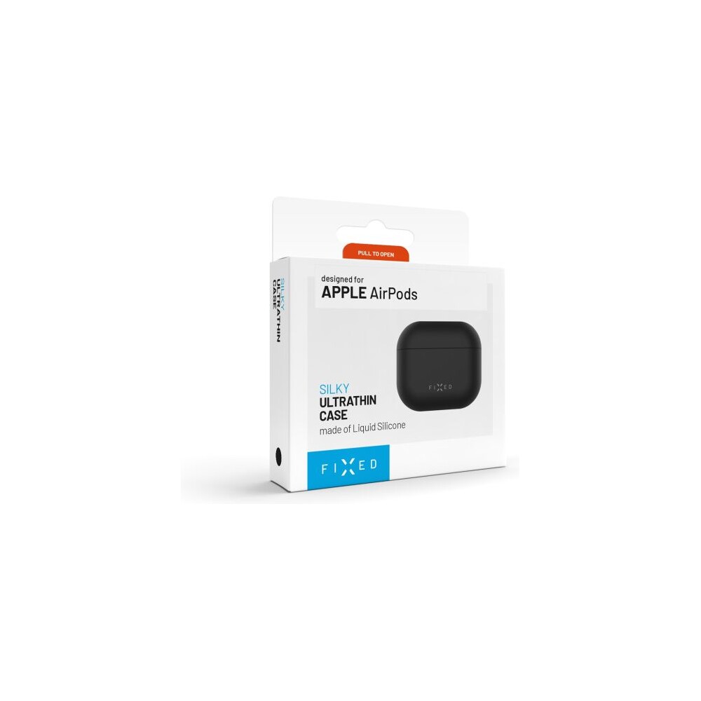 FIXED-Silky-silikonove-pouzdro-pro-Apple-AirPods-4-cerne