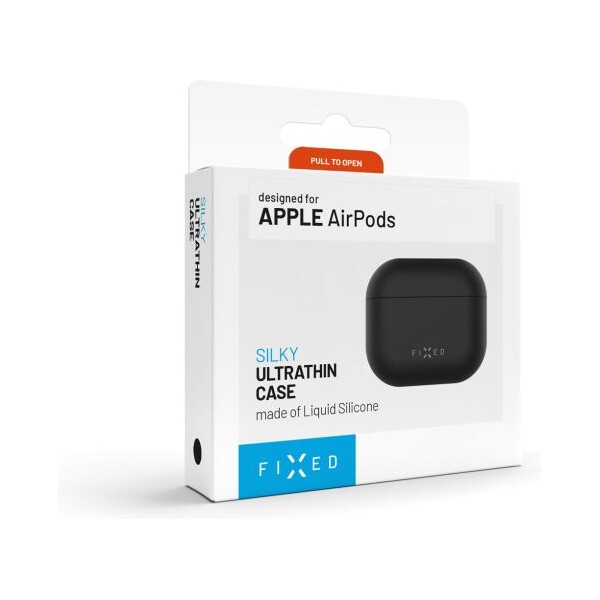 FIXED-Silky-silikonove-pouzdro-pro-Apple-AirPods-4-cerne