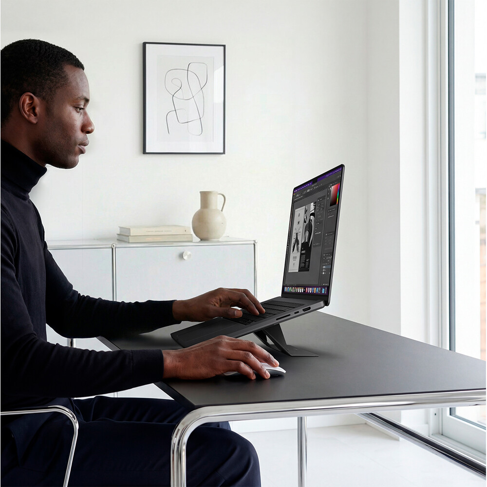 Spigen-Slim-Fold-Laptop-Stand-LD201-S6-stojanek-cerny