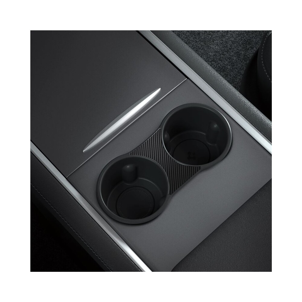 Spigen-Center-Console-Cup-Holder-Insert-vlozka-do-drzaku-napoju-2021-2022-Tesla-Model-Y-3-cerny