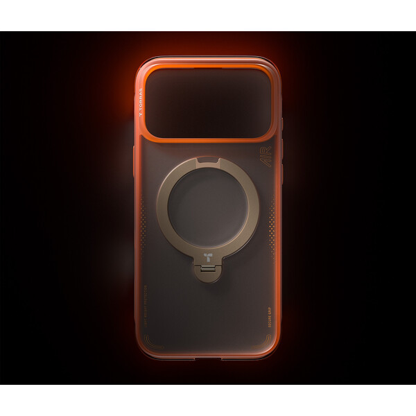 Torras-Ostand-Q3-Air-MagSafe-kryt-iPhone-17-Pro-Max-horizon-orange