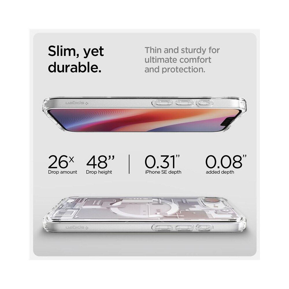 Spigen-Ultra-Hybrid-MagSafe-kryt-iPhone-17e-16e-zero-one-white