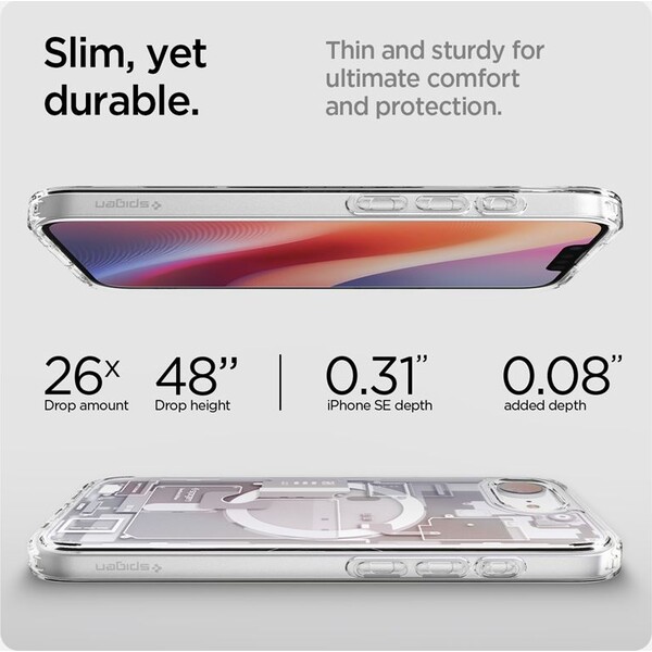 Spigen-Ultra-Hybrid-MagSafe-kryt-iPhone-17e-16e-zero-one-white