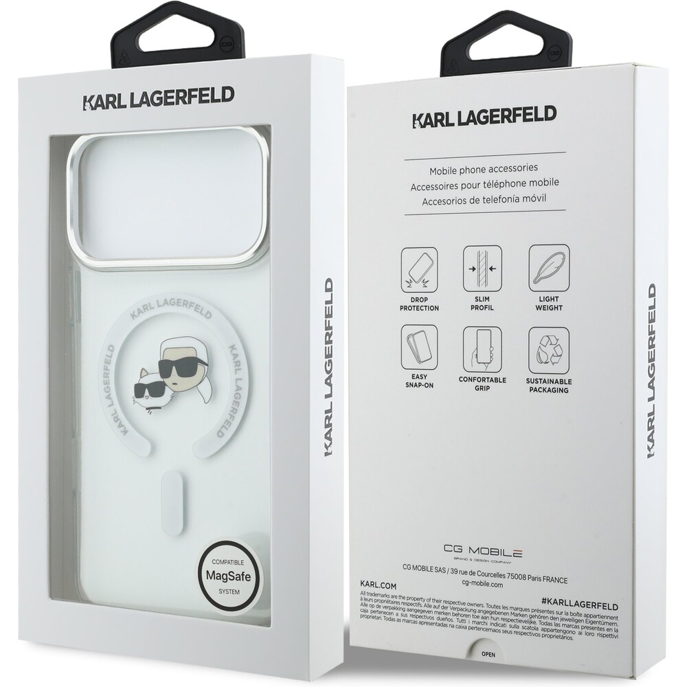 Karl-Lagerfeld-IML-K-CH-Heads-Metal-Frame-MagSafe-kryt-iPhone-17-Pro-Max-ciry