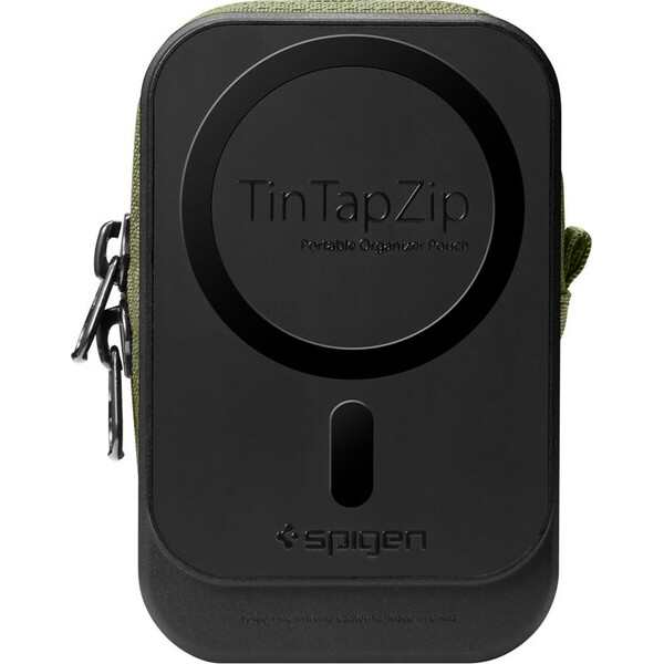 Spigen-Portable-Organizer-Pouch-TintapZip-MagSafe-organizer-olivove-zeleny