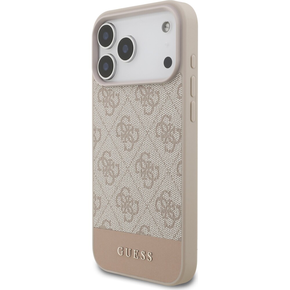 Guess-PU-4G-Stripe-Zadni-Kryt-pro-iPhone-17-Pro-Max-ruzovy