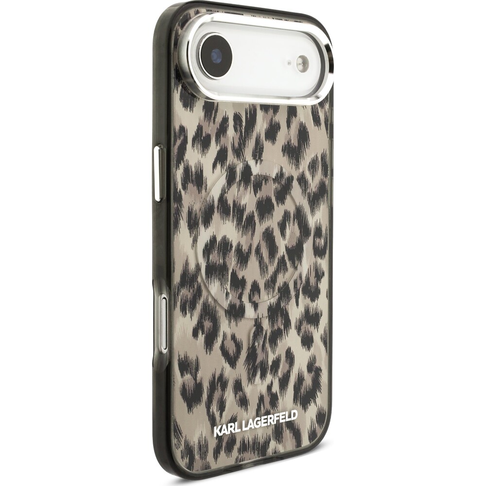 Karl-Lagerfeld-IML-Leopard-MagSafe-Zadni-Kryt-pro-iPhone-Air-hnedy